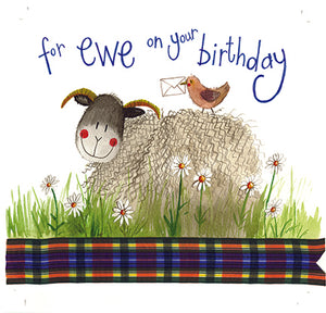 Sheep Birthday Card