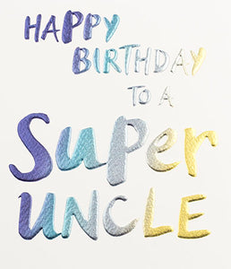 Super Uncle Birthday Card