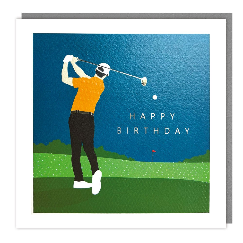 Golfer Birthday Card