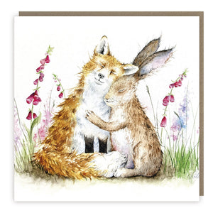 Fox & Hare Blank Card