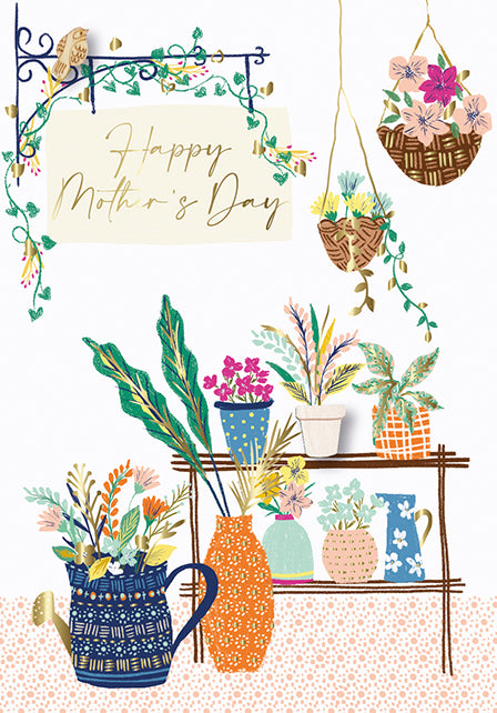 House Plants Mother's Day Card