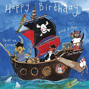 Pirate Birthday Card