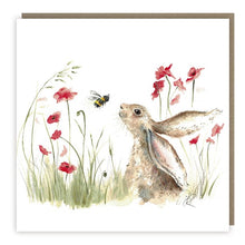 Load image into Gallery viewer, Bee &amp; Hare Card
