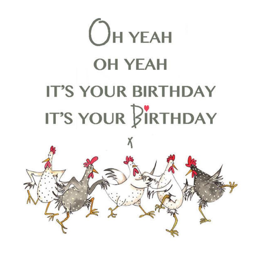 Birthday Chicken Card