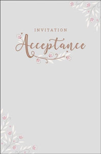 Wedding Acceptance Card