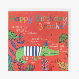 Brother Birthday Card