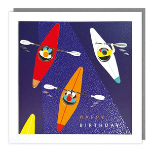 Kayaking, Canoeing Birthday Card