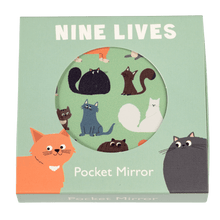 Load image into Gallery viewer, Nine Lives Cat Compact Mirror
