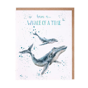 Whale Blank Card by Wrendale Designs