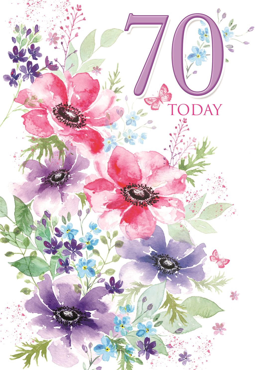 70th Birthday Card