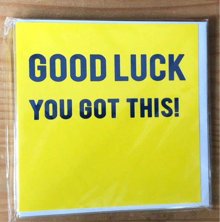 Good Luck Card