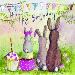 Bunny Birthday Card